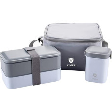 Lunch Box for Men Office Japanese Bento Box Lunch for Kids Boys School Women Men Bento Lunch Box Ideas with Carry Bag and Container for Soup Juice Water Stackable Compartment
