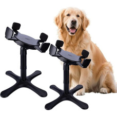 Pakeliamas dubuo šunims (dubuo neįtrauktas), 3 reguliuojamo aukščio ir pločio stovai, neslystantys kilimėliai, pakeliami pakeliami dubenys mažų, vidutinių ir didelių veislių šunims (2