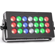 21 x 15 W RGBW LED Wallwasher Stage Light 63 Light Effects LED Spotlight 315 W Strobe Bar Wash Light DMX512 Party Light for Stage Architecture Wedding Outdoor Festival