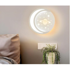 ZTWLEED LED Wall Light Indoor 14 W 1600 LM Wall Lamp LED Modern 3000 K / 4000 K / 6000 K Wall Lighting Round White for Children's Room Bedroom Living Room Corridor 110-240 V