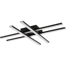 IMPTS Ceiling Light LED Ceiling Light Ceiling Lamp with 4 Straight LEDs, 21 W 980 Lumen Modern Ceiling Lighting Warm White 3000 K for Living Room, Kitchen, Bedroom, Hallway, Balcony