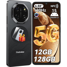 Blackview Shark 6 AI 5G mobilusis telefonas be sutarties, 6,88 colių 120 Hz 