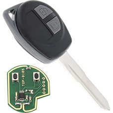 2 mygtukai be rakto, nesutrumpintas nuotolinio valdymo pultelis su ID46 mikroschema, skirtas SUZUKI SWIFT SX4 Alto JIMNY VITARA IGNIS Splash 2007-2013 433MHz