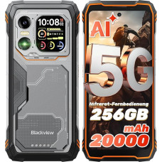 Blackview Xplore1 5G Outdoor Mobile Phone (20000mAh), AI Outdoor Smartphone Android 15.36GB+256GB/2TB, 6.78 Inch 2.4K 120Hz/64MP+50MP/20MP Night Vision/Dimensity 7050/IP68 IP69K/Dual SIM/NFC/GPS/170LM
