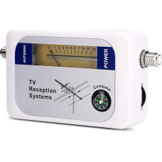 Sxhlseller TV Signal Meter, Digital Antenna Signal Finder, Terrestrial TV Aerial Signal Strength Meter Detector Receiver for Remote Satellite Antennas