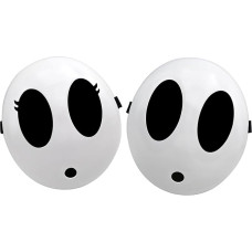 Crazycos Drovus vaikinas kaukė Anime berniukų ir mergaičių Troublemaker juokinga Helovinas Maker balta visą veidą kaukė Cosplay rekvizitai gimtadienio šalis rekvizitai Pack of 2