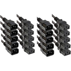 Faconet® Computer Power Supply Extension 0.5 m 50 cm 0.5 m (Pack of 10 0.5 m)