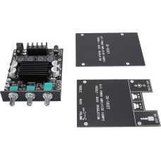 2x100W Stereo Amplifier Board TPA3116D2 DC12-24V HIFI Power Amplifier with Treble Bass Control for DIY Wireless Speakers, Bluetooth and AUX Inputs