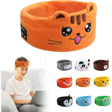 Wireless Sleep Headband Headphones, Cartoon Headphones for Kids, Bluetooth V5.0, Ultra Thin Speaker, Adjustable Volume, HiFi Stereo for Elastic Headband, Gift for Kids