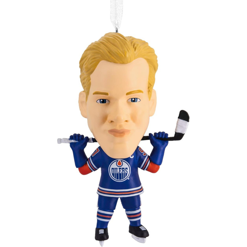Hallmark NHL Edmonton Oilers Connor McDavid Bouncing Buddy Kalėdų papuošalas