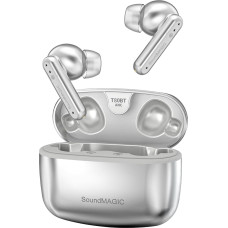 SoundMAGIC T80BT ANC True Wireless Ohrhörer mit Hi-Res Audio, Hibrid Active Noise Cancelling, ENC Anrufklarheit, 20 Stunden Spielzeit, IPX5 wasserdicht, ultra-bequeme Passform für Sport/Arbeit/Gaming