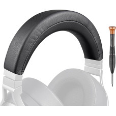 SOULWIT Protein Leather Headband for Corsair Virtuoso RGB Wireless XT SE Gaming Headset, Replacement Headband Pad Repair Part