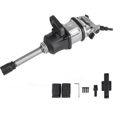 Druckluft-Schlagschrauber 3800 Nm Pneumatischer Doppelhammer-Luftschrauber mit Langer Nase for Entfernen von LKW-Reifen Hochleistungs-Lufthammer-Kit