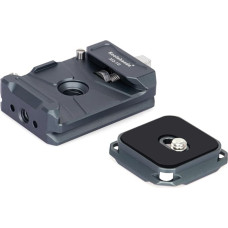 Koolehaoda XQ-1 Quick Release Plate Adapter with 1/4 Inch Screws Quick Release Plates, Suitable for Tripods, Monopods, DSLR Stabilisation Sliders