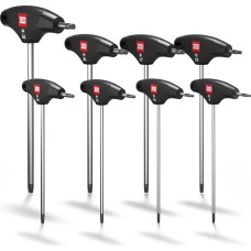 TORX® T-Handle Screwdriver Set 8-Piece TX9-40 with HybridTouch - Made in Germany (INBUS® 74124)