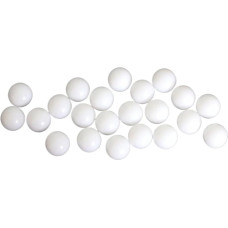HKVTVCYPYA 11 mm Delrin Polyoxymethylen POM/Celcon Vollkunststoffkugeln for Kugelhähne und Lager(100pcs)