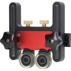 Stalo pjūklo laikymo ritinys, stalo pjūklo spaudos kreipiančioji, reguliuojamo aukščio pagalbinis įrankis aliuminio lydinio spyruoklinėms lentoms