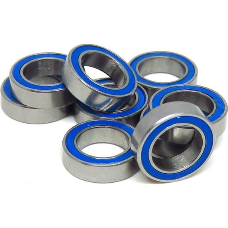 MJINA 10 Stück MR85 2RS 5 x 8 x 2,5 mm Kugellager der MR-Serie L850DD ABEC3 5 8 2,5 Blue Seals Modelllager(6700-2RS 10x15x4mm)