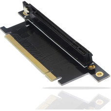 GINTOOYUN PCI-E Riser Card PCI Express 3.0 16X prailginimo kabelis 90 laipsnių didelės spartos Riser Card 20 mm pakuotė 16 vnt.