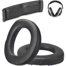 AHG Premium HD 8XX / HD 800S / HD 800 Ear Pads Cushions and Headband Compatible with Sennheiser HD800 / Sennheiser HD800S and Drop HD 8XX Headphones Perforated Sheepskin/High Density Foam