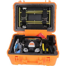 Fafeicy Faserfusion Splicer 4 Motorkernausrichtung Automatische Glasfaser -Spleißmaschine Hochgeschwindwindigkeits Genauigkeit für FTTH -Projekte ABS -Material (EU-Stecker)