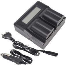 DSTE® 2 pakuotės atsarginė baterija NP-W235 + LCD dvigubas įkroviklis, suderinamas su FUJI XT4 skaitmeniniu fotoaparatu