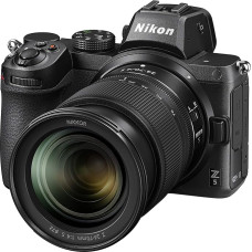 Nikon Z 5 veidrodinis viso kadro fotoaparatas su Nikon 24-70 mm 1:4.0 S (24,3 MP, hibridinis AF su 273 matavimo laukais, 5 ašių vaizdo stabilizatorius, 4K UHD vaizdo įrašas, dvigubos kortelės lizdas)