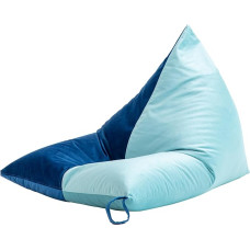 Nobildonna Bean Bag kėdės dangtis (be užpildymo) suaugusiems paaugliams Bean Bag Lounger Sofa storas aksomo dangtelis užpildytas saugojimo 400L Cyan L