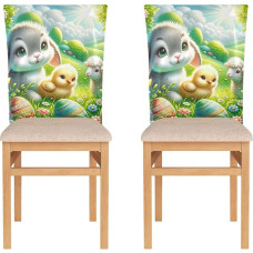 ODAWA mielas triušis ėriuko kėdės užvalkalai, skirti virtuvės sodybos apdailai