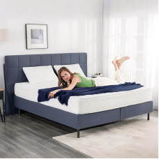 EGO HOME čiužinys 180 x 200 cm kietumas H3 23 cm - ergonomiškas 7 zonų aukštos kokybės šaltųjų putų čiužinys su skalbiamu užvalkalu, orui laidus putų čiužinys, suvyniotas į ritinėlį, sertifikuotas 