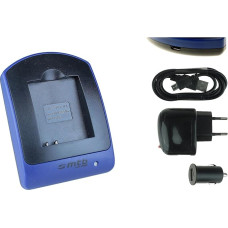 Įkroviklis (USB, automobilinis, maitinimo) Suderinamas su Panasonic DMW-BCM13 / Lumix DMC-FT5, TS5, TZ37, TZ40, TZ60, TZ70, TZ71, ZS30, ZS40.. - Žiūrėti sąrašą