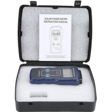 Skaitmeninis saulės srovės matuoklis, saulės spindulių matavimo prietaisas su LCD ekranu, W/M²/Btu UV stiprumo saulės spindulių matuoklis, skirtas saulės spinduliams matuoti