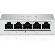 Zyxel GS-105B v5 Gigabit Unmanaged Ethernet Switch with 5 Ports Ethernet Splitter Desktop or Wall Mount