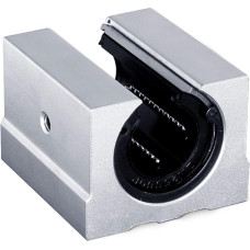 NVSFZGIYG Nerūdijančio plieno 2 vnt. SBR20 200 250 mm linijinis kreipiklis ir 4 vnt. SBR20UU linijinių guolių korpusas, skirtas CNC dalims 20 mm linijinis kreipiklis (200 mm)