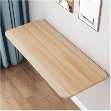 Moderner Klapptisch zur Wandmontage, Klappbare Werkbank, Kompakte Lösung (Helle Walnussfarbe,