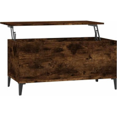 Tavolino da Salotto Rovere Fumo 90 x 44,5 x 45 cm Legno Multistrato