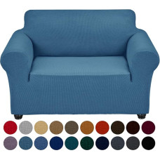 Joccun Stretch-Sofabezug, 1-teilig, Sofa-Schonbezug aus Spandex, Jacquard-Stoff, Sofabezug mit elastischer Unterseite, waschbarer Möbelschutz für Hunde, Katzen, Kinder (Sessel, Niagara)