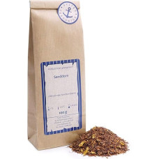 Raudonojo krūmo arbata Palaidos Rooibos arbata Šaltalankių uogos Šaltalankių uogos Rooibos arbata Švelni kreminė šaltalankių uogų arbata Pietų Afrika 100g