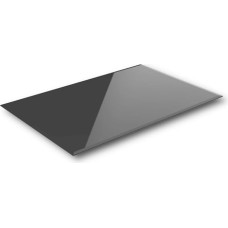 Euro table glass plate for fireplace, glass pane with 6 mm tempered safety glass, perfect as a spark protection plate in various sizes