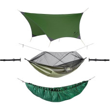 AMAZONAS Ultralengvas lauko hamako komplektas XXL, 