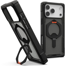 URBAN ARMOR GEAR Plasma XTE Case for Apple iPhone 17 Pro Max, Kickstand Case (Wireless Charging/Magnetic Charging, Mobile Phone Case Standable, 6 Metre Drop Protection) Black/Pop Orange