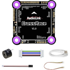 Radiolink CrossRace APM Stack OSD Flight Controller for DJI HD System VTX for 90A RC Drone 4-in-1 ESC for Racing Drone 37x37cm
