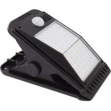 72 LED saulės šviesos USB saulės klipo lempa Įmontuota baterija USB žmogaus kūno indukcija, skirta lauko kiemui, sodui, terasai (balta šviesa)
