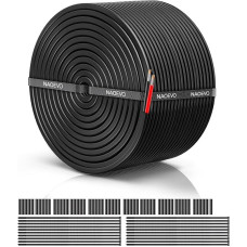 NAOEVO 2 LED Light Wiring Harness LED Light Wiring Harness Kit (30m)