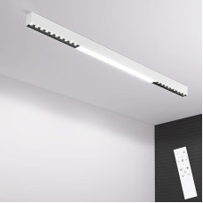 Homefire Ceiling Light LED Ceiling Light Hallway - Dimmable 32 W Hallway Lamp Long White Kitchen Lamp with Remote Control Office Ceiling Spotlight Modern Design Bedroom Lamp Living Room Lamp for