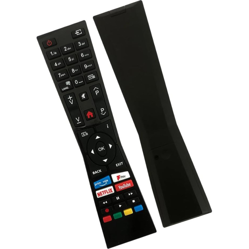 Replacement JVC Remote Control RM-C3338 RC43101P for JVC Bush Remote Smart 4K UHD LED LCD TVs with Fplay YouTube Netflix Buttons LT-24C680 LT-24C685 LT-32C695 LT-32C795 LT-40C790 LT49C790 0 LT-5 05