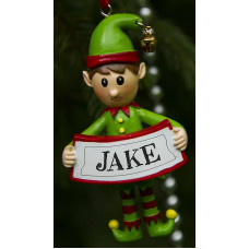 Boxer Gifts Jake Elf Decoration, Ceramic, Multi-Colour, 8 x 4.5 x 2 cm