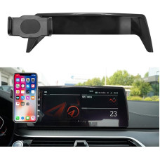 TTCR-II Compatible with Mobile Phone Holder BMW 5 Series G31, Custom Fits Base for BMW 5/6 Series GT G30 G31 G32 G38 F90 M5 2021-2023, Smartphone Holder 31.24 cm Dashboard 360° Rotatable BMW G31