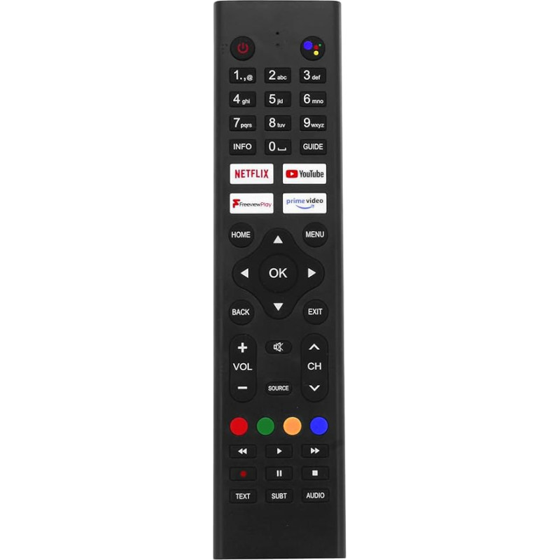 Genuine L32AHE19 Remote Control Compatible with Logik Smart HD Ready LED TVs with Google Assistant