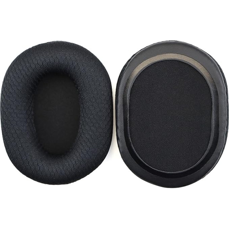 Yaowanguan Replacement Fabric Ear Pads for Razer Barracuda X - Wireless Multiplatform Headset,Barracuda X Black Memory Foam Ear Pads/Caps/Covers